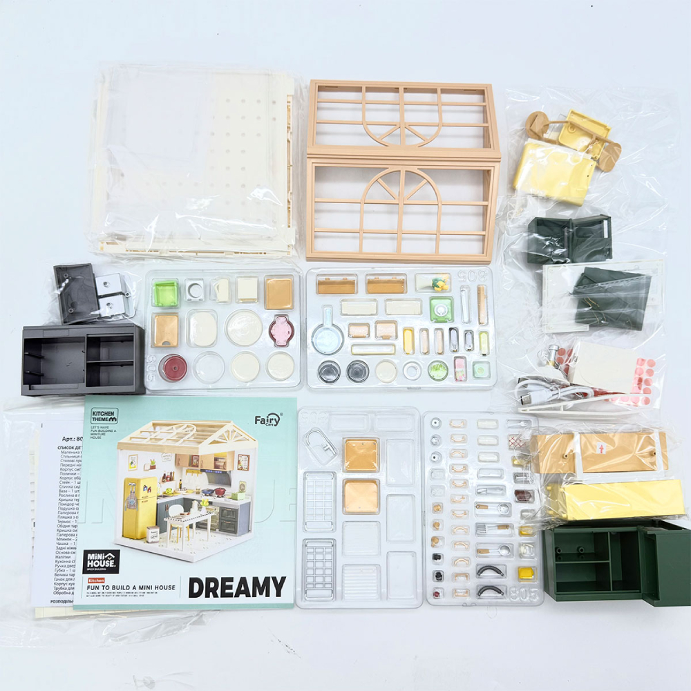 Заказать Конструктор-румбокс MINI HOUSE серии Интерьер - Кухня (8005)