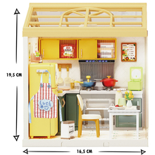 Конструктор-румбокс MINI HOUSE серии Интерьер - Кухня (8005)