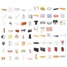 Конструктор-румбокс MINI HOUSE серії Інтер'єр - Вітальня (8006)