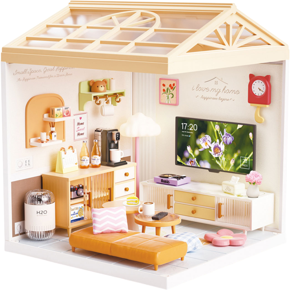 Конструктор-румбокс MINI HOUSE серії Інтер'єр - Вітальня (8006) Тип унікальні деталі