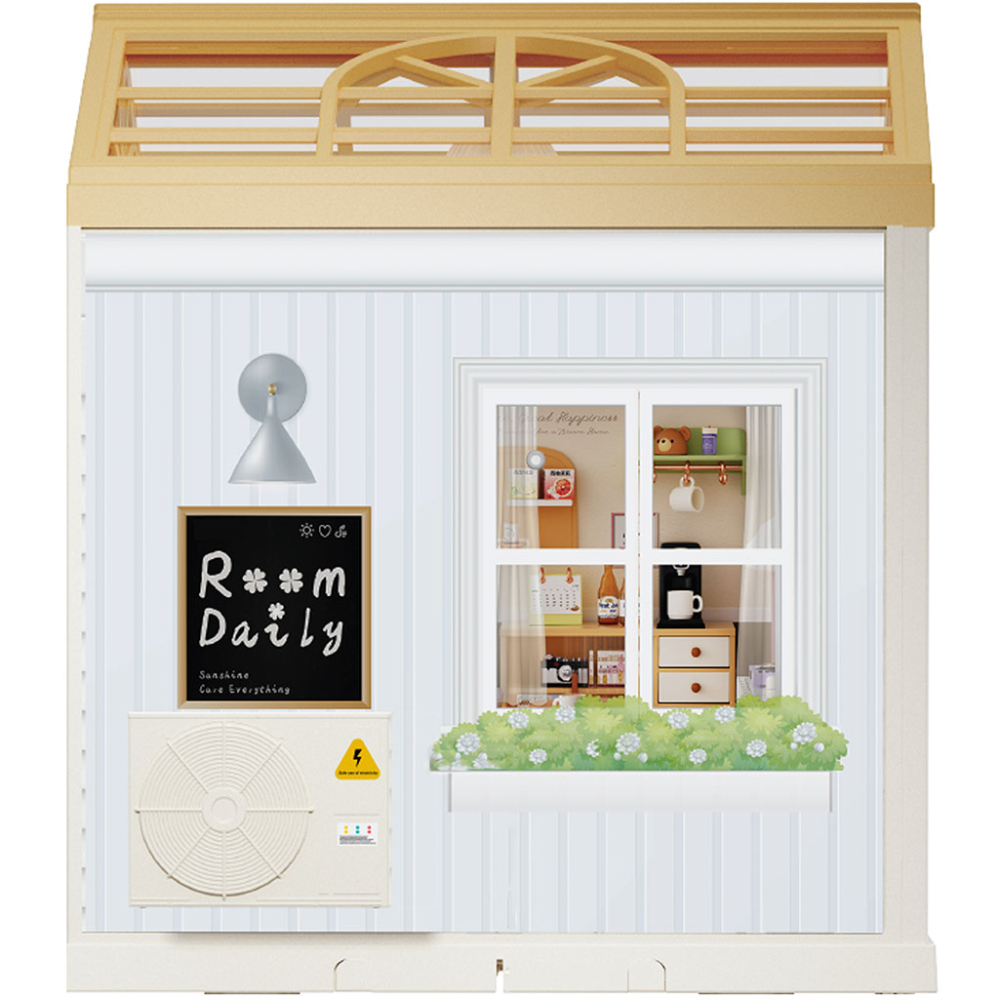 Конструктор-румбокс MINI HOUSE серії Інтер'єр - Вітальня (8006) Особливості підсвітка