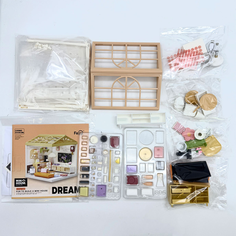 Замовити Конструктор-румбокс MINI HOUSE серії Інтер'єр - Вітальня (8006)