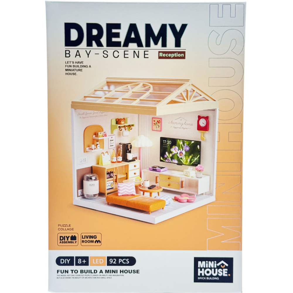 Конструктор-румбокс MINI HOUSE серії Інтер'єр - Вітальня (8006)