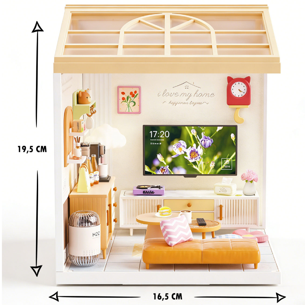 Фото Конструктор-румбокс MINI HOUSE серії Інтер'єр - Вітальня (8006)