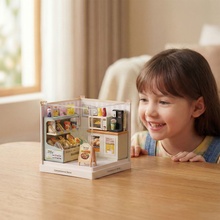 Конструктор-румбокс MINI HOUSE серії Інтер'єр Міні - Цілодобовий магазин (8033)