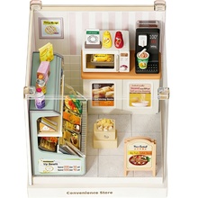 Конструктор-румбокс MINI HOUSE серії Інтер'єр Міні - Цілодобовий магазин (8033)