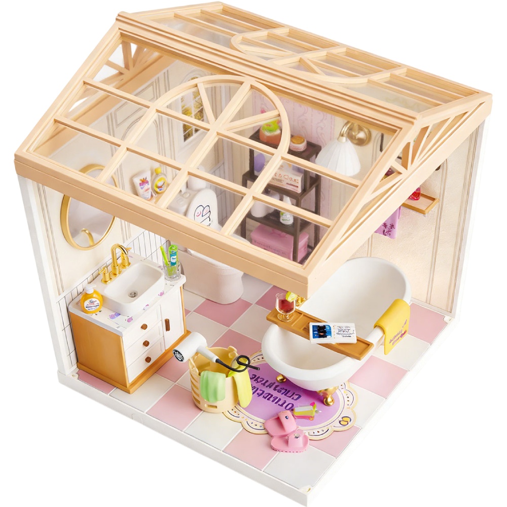 Конструктор-румбокс MINI HOUSE серии Интерьер - Ванная комната (8009) Тип уникальные детали