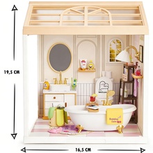 Конструктор-румбокс MINI HOUSE серии Интерьер - Ванная комната (8009)