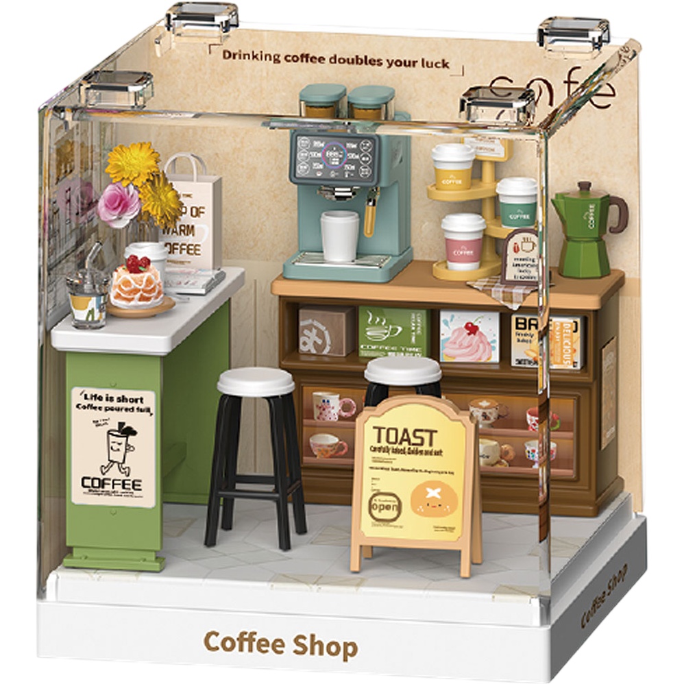 Конструктор-румбокс MINI HOUSE серії Інтер'єр Міні - Кав'ярня (8034) Тип унікальні деталі