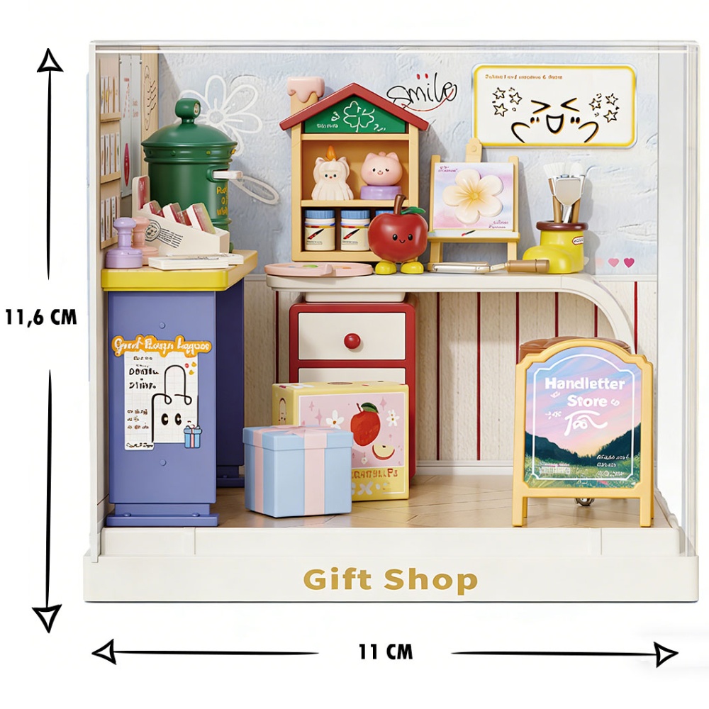 Конструктор-румбокс MINI HOUSE серии Интерьер Мини - Магазин подарков (8037) Возраст 8 лет