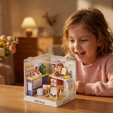 Конструктор-румбокс MINI HOUSE серии Интерьер Мини - Магазин подарков (8037)