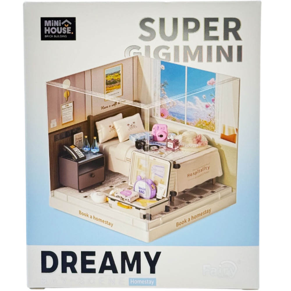 Конструктор-румбокс MINI HOUSE серии Интерьер Мини - Гостиничный номер (8038)