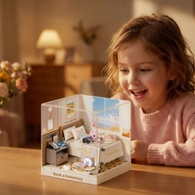 Конструктор-румбокс MINI HOUSE серии Интерьер Мини - Гостиничный номер (8038)