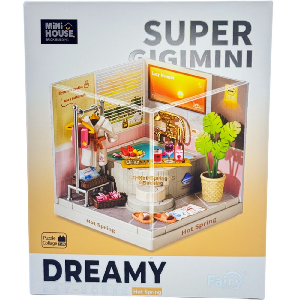 Конструктор-румбокс MINI HOUSE Конструктор-румбокс серии Интерьер Мини - Термальная купальня (8041)