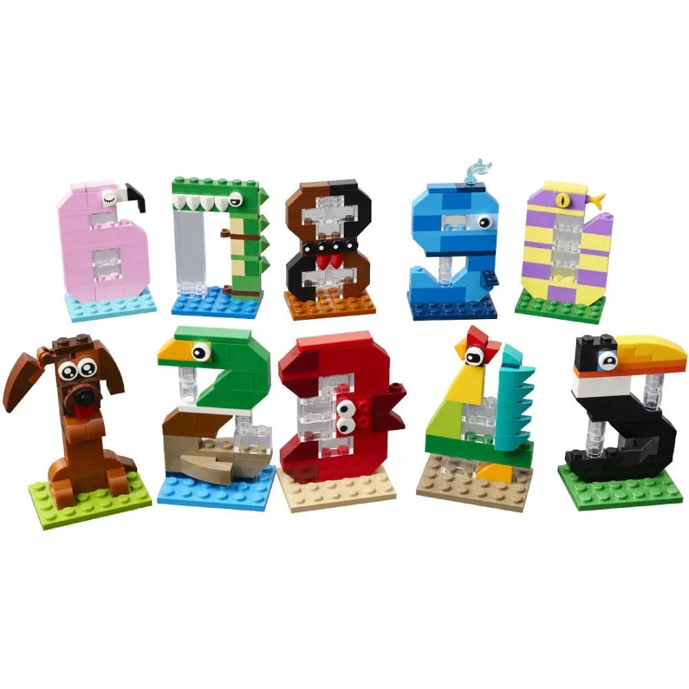 Конструктор LEGO Цифри на день народження 281 деталь (40807) ᐉ