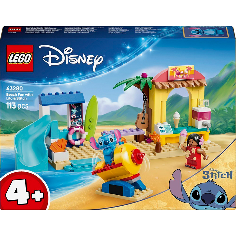 Конструктор LEGO Disney Веселье на пляже с Лило и Стичом 113