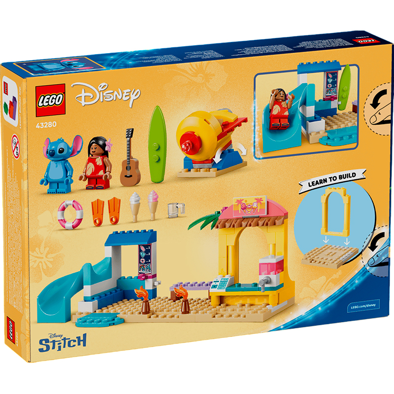 Конструктор LEGO Disney Веселье на пляже с Лило и Стичом 113