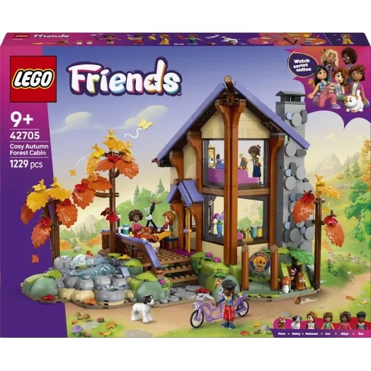 Конструктор LEGO Friends Уютный лесной домик для осеннего отдыха