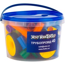 Конструктор Хочу Конструктор Трубопровід 40 деталей (XKT-40)