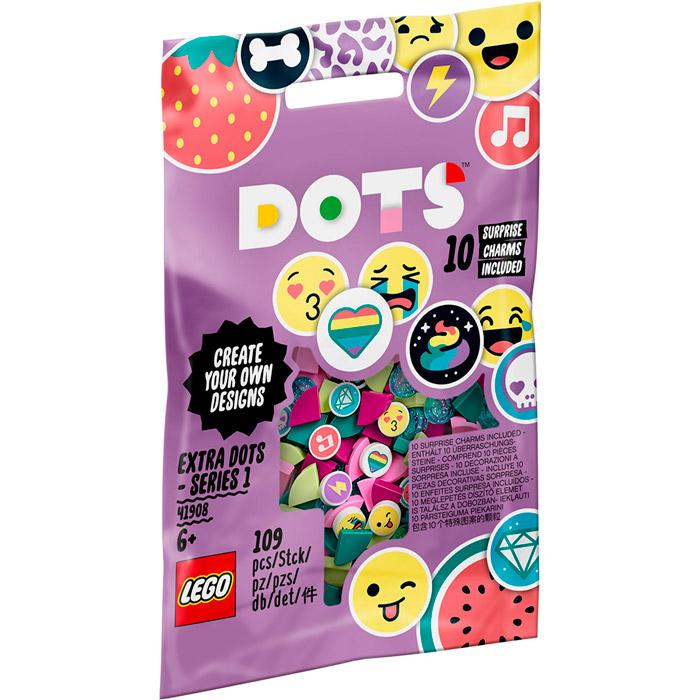 

Конструктор LEGO Dots Дополнительные элементы 109 деталей (41908), Dots Дополнительные элементы 41908