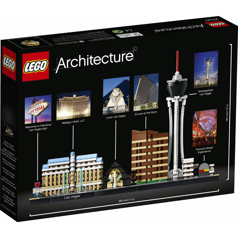 Конструктор LEGO Architecture Лас-Вегас 501 деталь (21047) Тематика тематичний