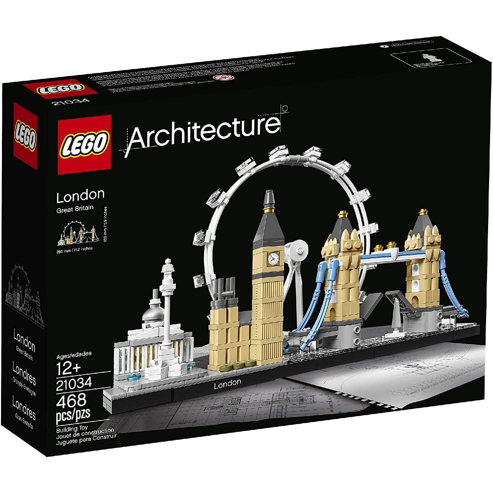 Конструктор LEGO Architecture Лондон 468 деталей (21034)