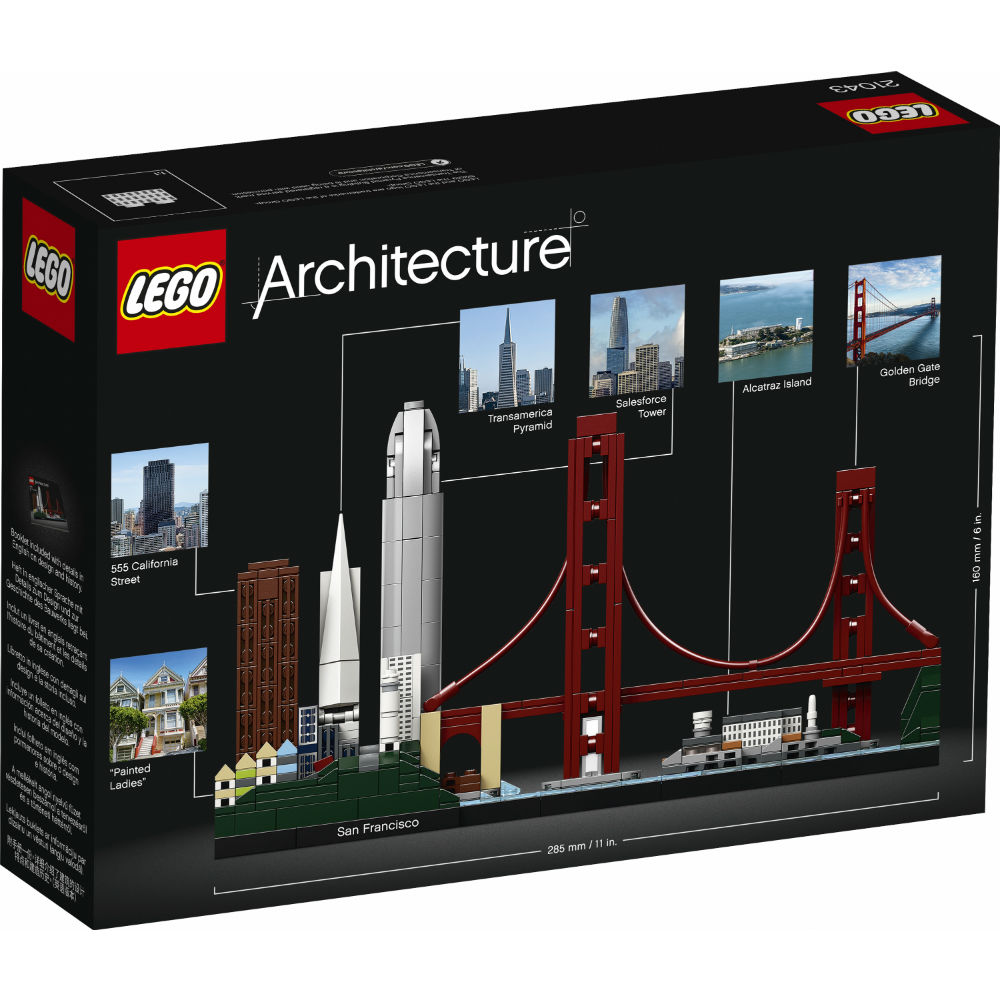 Конструктор LEGO Architecture Сан-Франциско 565 деталей (21043) Крепление блок