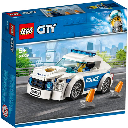 

Конструктор LEGO City Автомобиль полицейского патруля 92 детали (60239), City Автомобиль полицейского патруля 60239