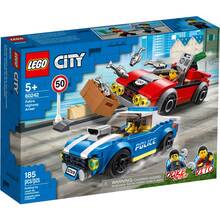Конструктор LEGO City Арест на шоссе 185 деталей (60242)