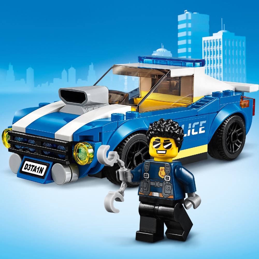Фото Конструктор LEGO City Арест на шоссе 185 деталей (60242)