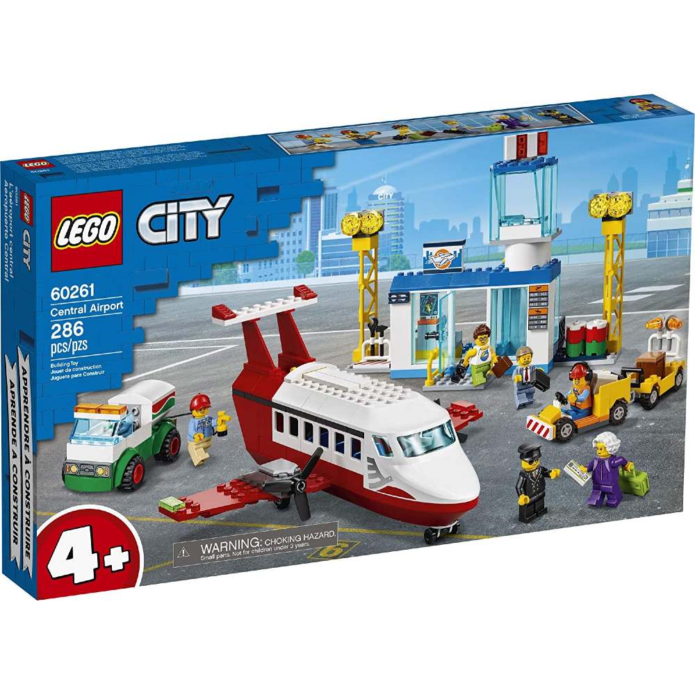

Конструктор LEGO City Главный аэропорт 286 деталей (60261), City Главный аэропорт 60261