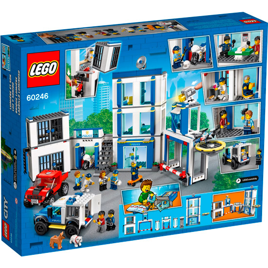 Конструктор LEGO City Police Поліцейську ділянку (60246) Тип класичний