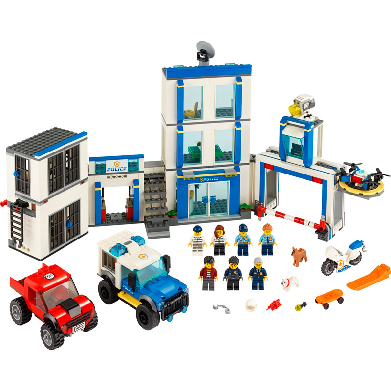 Конструктор LEGO City Police Поліцейську ділянку (60246) Тематика поліція