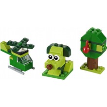 Конструктор LEGO Classic Набір для конструювання зелений 60 деталей (11007)