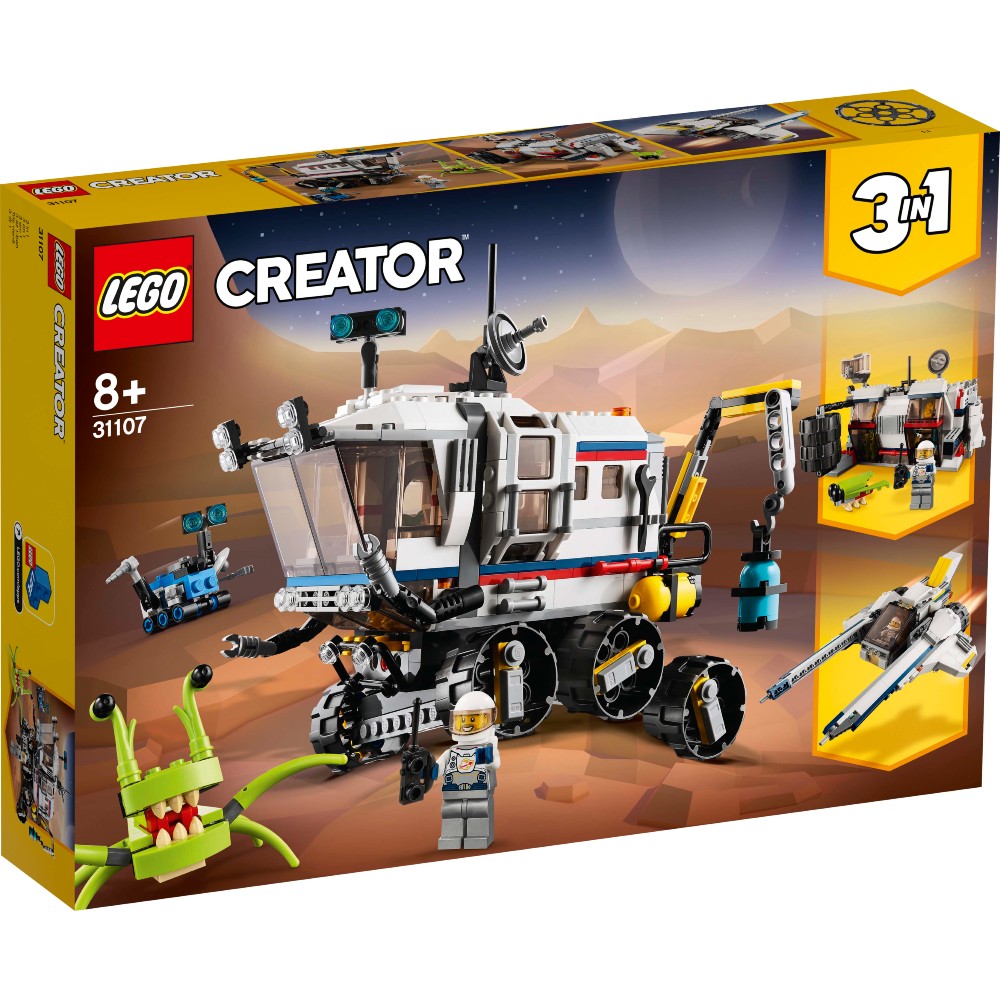 

Конструктор LEGO Creator Исследовательский планетоход 510 деталей (31107), Creator Исследовательский планетоход 31107