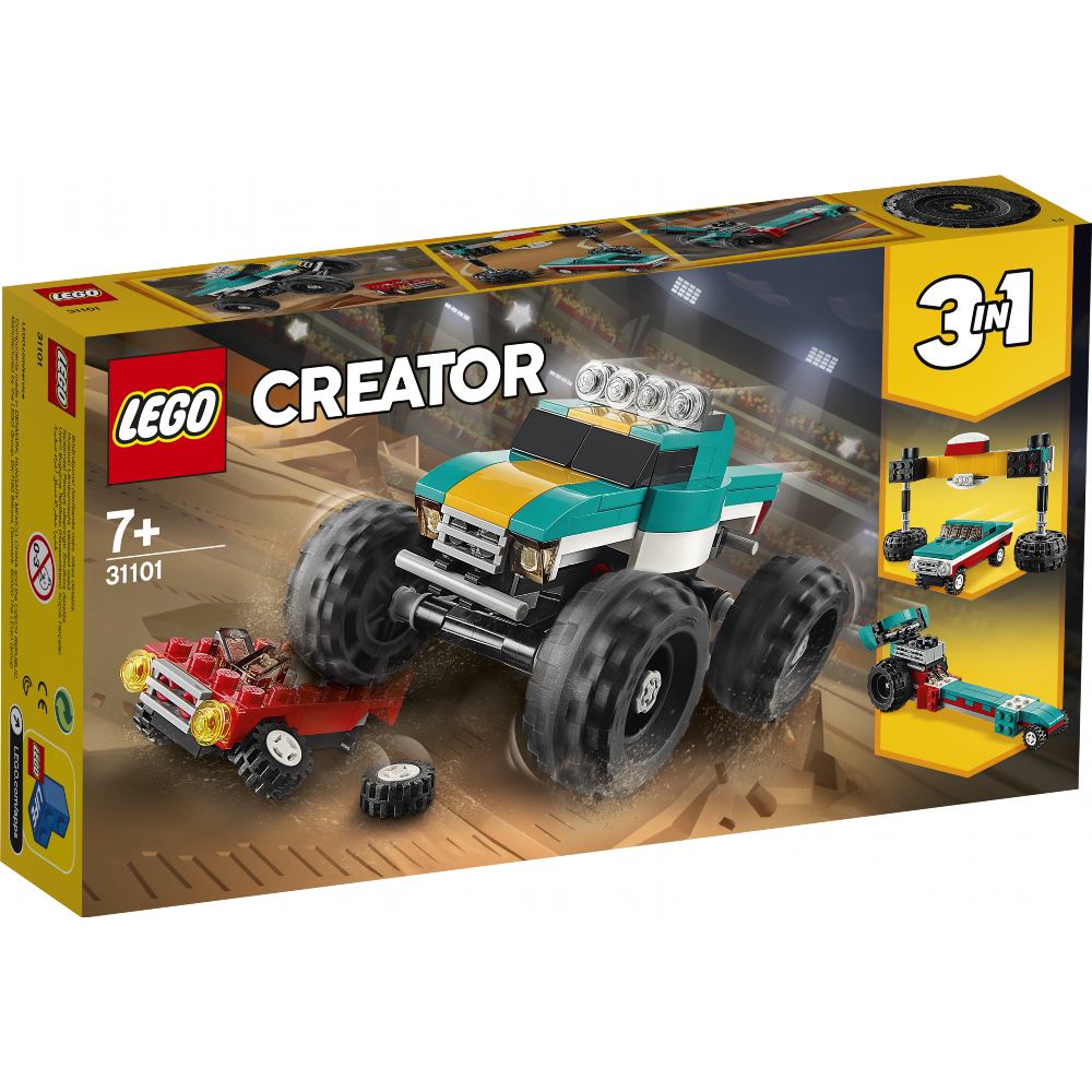 

Конструктор LEGO Creator Монстр-трак 163 детали (31101), Creator Монстр-трак 31101
