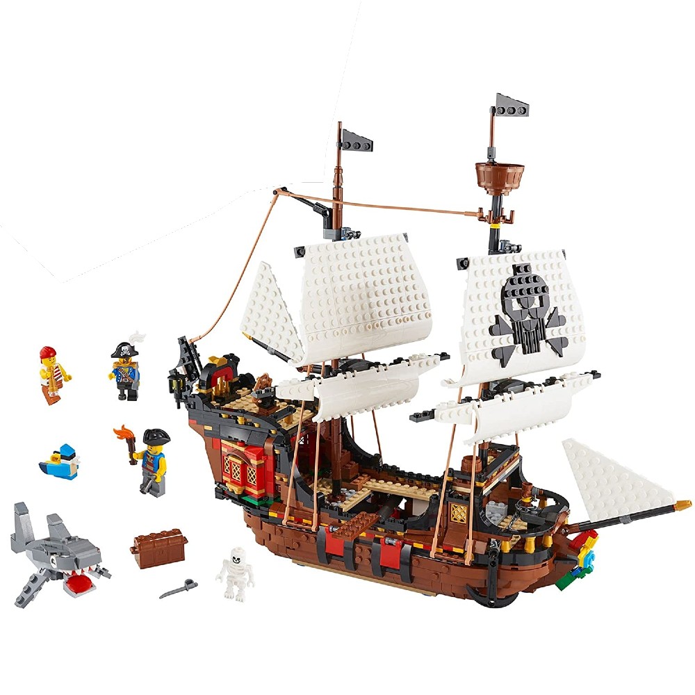 Конструктор LEGO Creator Пиратский корабль 1260 детали (31109) Тип классический