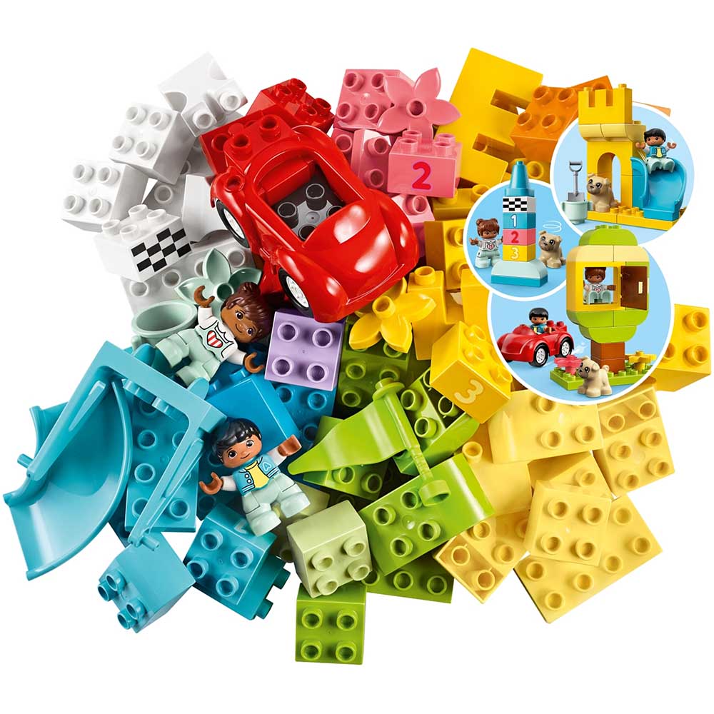 Конструктор LEGO Duplo Большая коробка с кубиками Deluxe (10914) Крепление блок