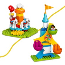 Конструктор LEGO DUPLO Большой парк аттракционов 106 деталей (10840)