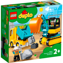 Конструктор LEGO DUPLO Town Грузовик и гусеничный экскаватор 20 деталей(10931)