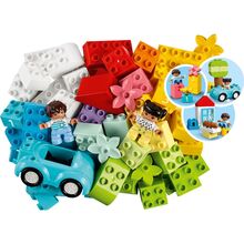 Конструктор LEGO DUPLO Classic Коробка з кубиками 65 деталей (10913)