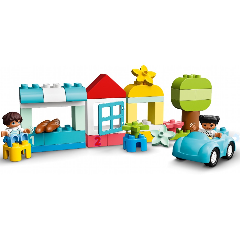 Конструктор LEGO DUPLO Classic Коробка з кубиками 65 деталей (10913) Кріплення блок