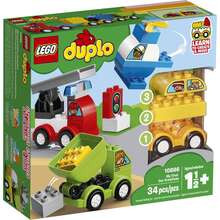 Конструктор LEGO DUPLO Мои первые машинки 34 детали (10886)