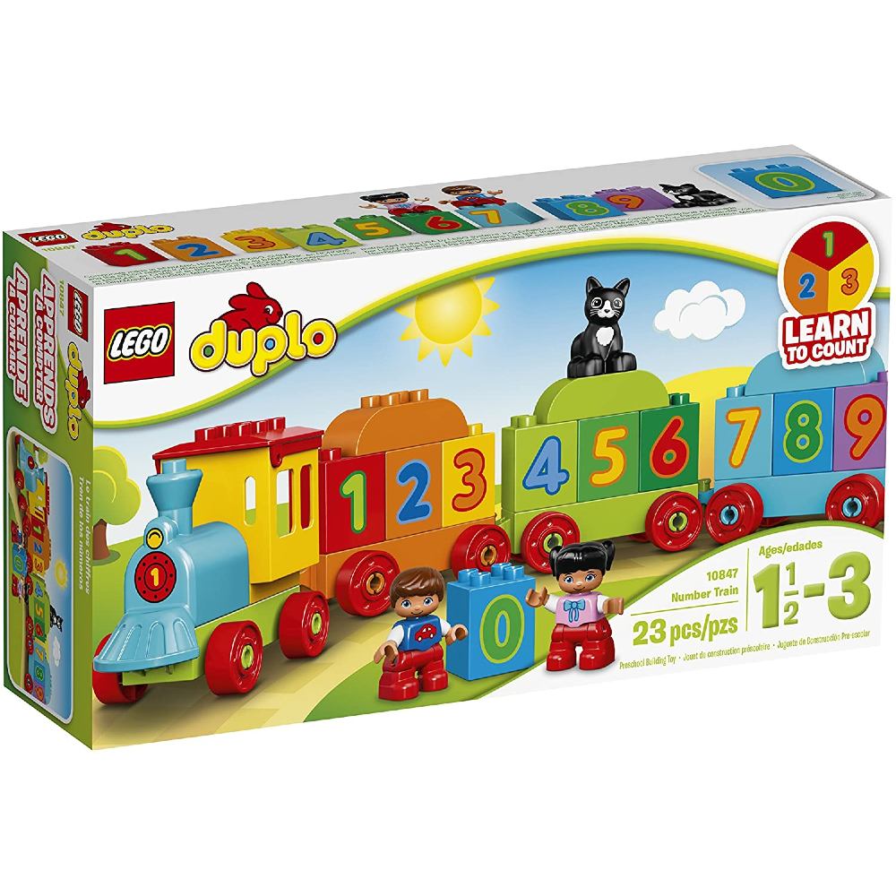 

Конструктор LEGO Duplo Поезд Считай и играй 23 детали (10847), Duplo Поезд Считай и играй 10847