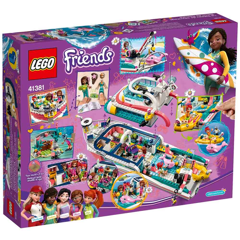 Конструктор LEGO Friends Катер рятувальних операцій (41381) Тип класичний