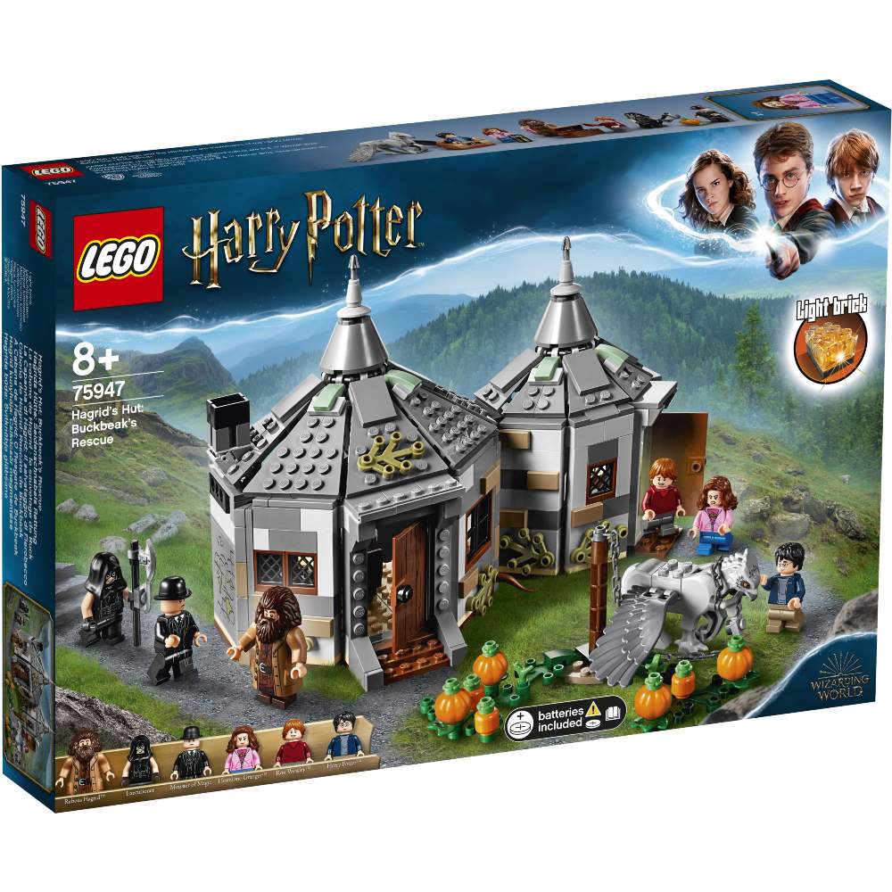 Конструктор LEGO Harry Potter Хижина Хагрида: спасение Клювокрыла 496 деталей (75947)