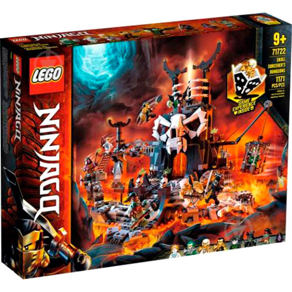 

Конструктор LEGO NinjaGo Подземелье колдуна-скелета 1171 деталь (71722), NinjaGo Подземелье колдуна-скелета 71722
