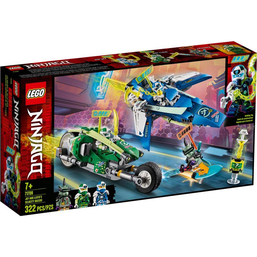 

Конструктор LEGO Ninjago Скоростные машины Джея и Ллойда 322 детали (71709), Ninjago Скоростные машины Джея и Ллойда 71709
