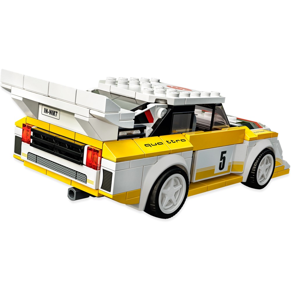 Конструктор LEGO Speed Champions 1985 Audi Sport quattro S1 250 деталей (76897) Тип транспорту гоночний автомобіль