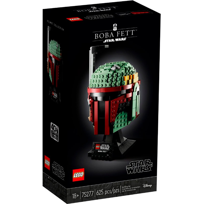 

Конструктор LEGO Star Wars Шлем Бобы Фетта 625 деталей (75277), Star Wars Шлем Боби Фетта 75277